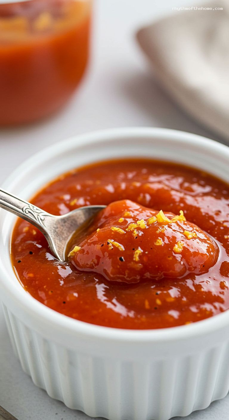 Zippy Homemade Cocktail Sauce – Closeup