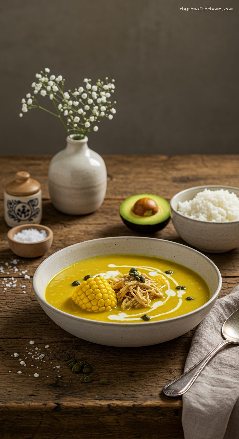 Ajiaco Santafereño: Colombian Chicken and Potato Soup