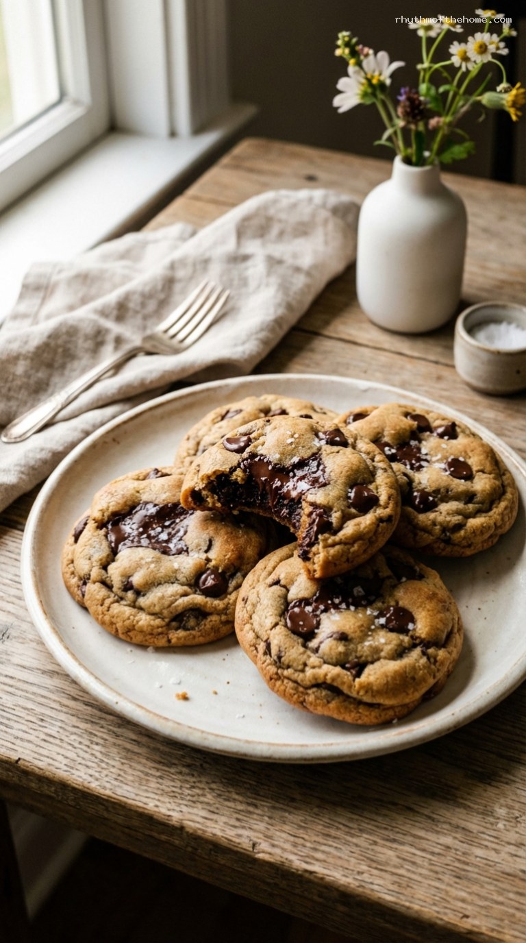 Brownie-Stuffed Chocolate Chip Cookies With Fudgy Centers
