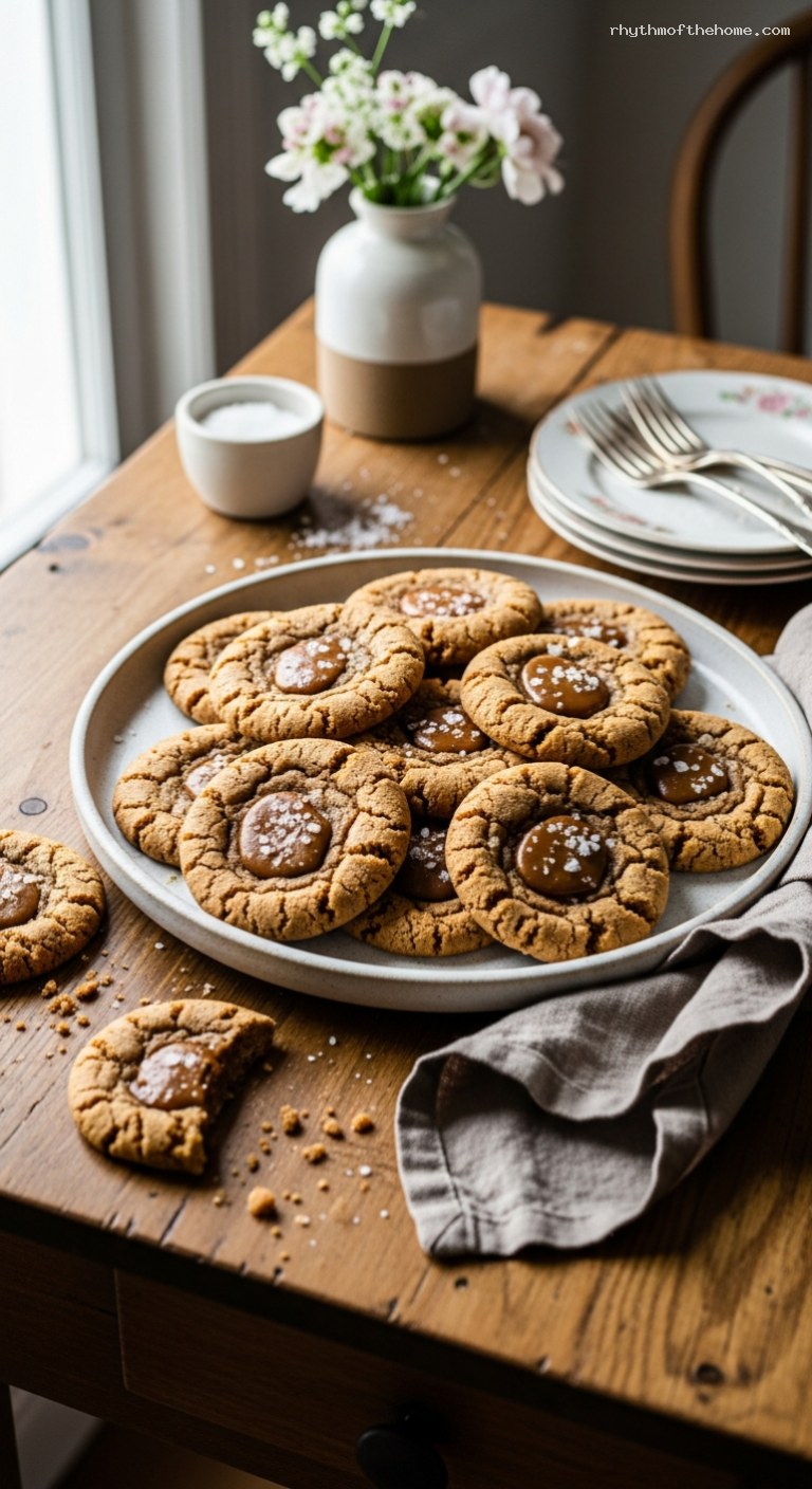 Chewy Brown Sugar Toffee Crunch Cookies