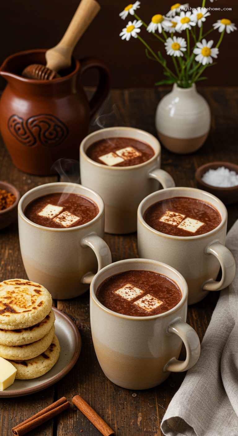 Colombian Chocolate Santafereño with Melting Cheese