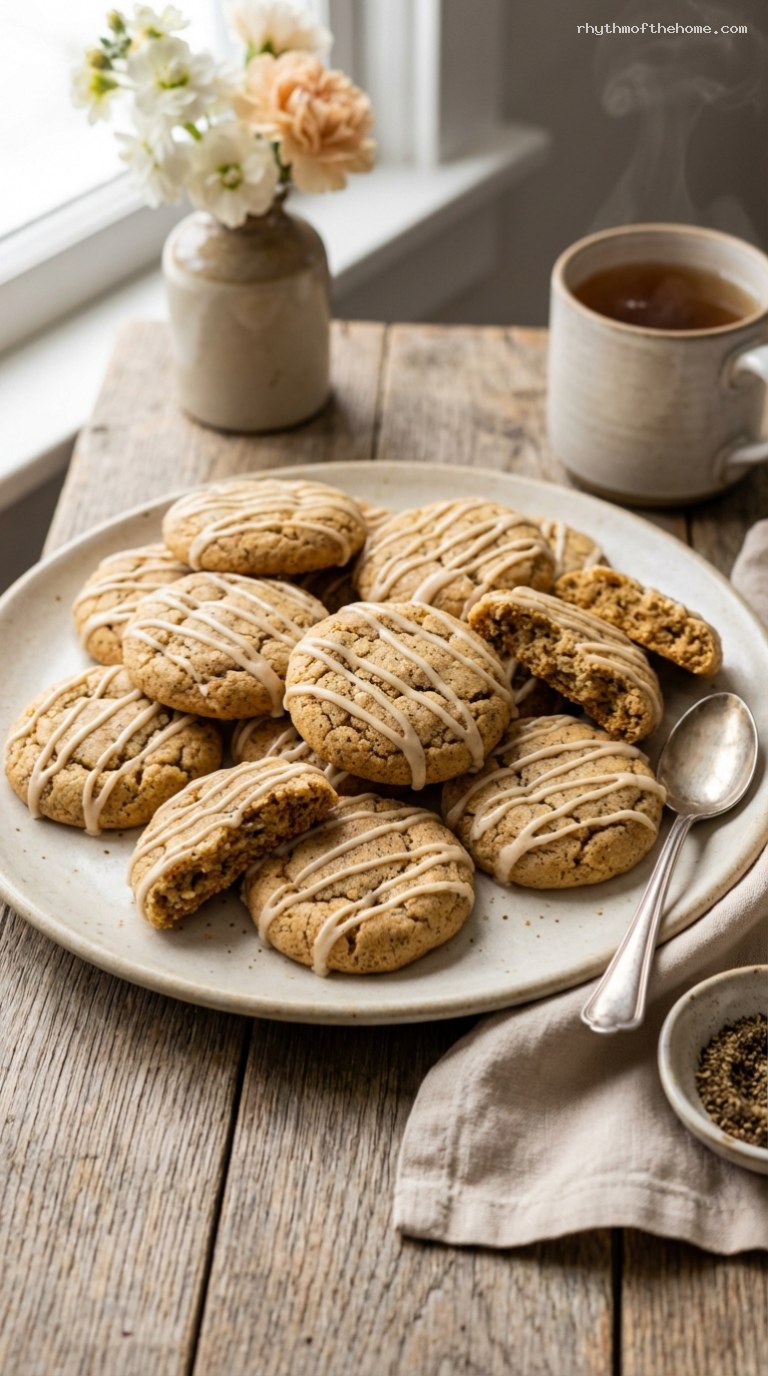 Cozy Chai Spice Cookies with Black Tea
