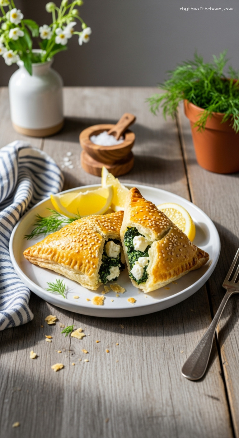 Greek Spinach and Feta Hand Pies