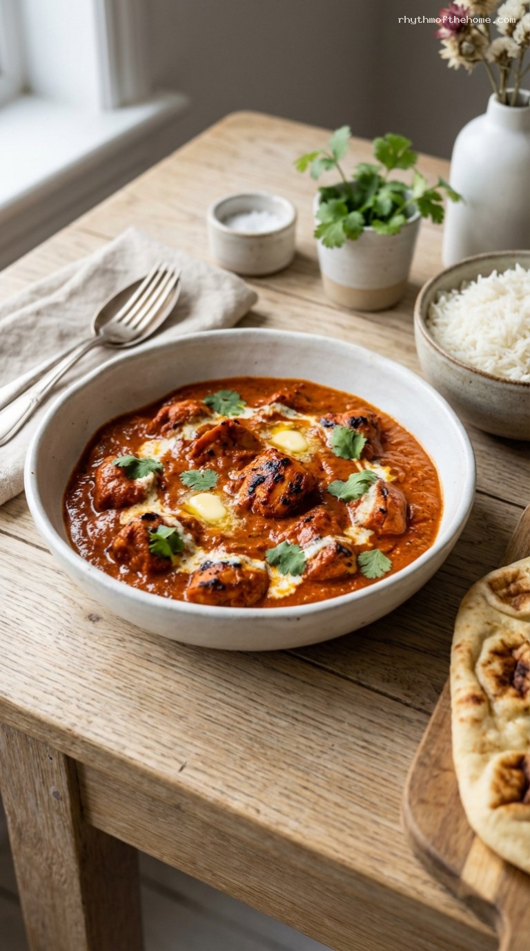 Homestyle Chicken Tikka Masala with Creamy Spiced Tomato Sauce