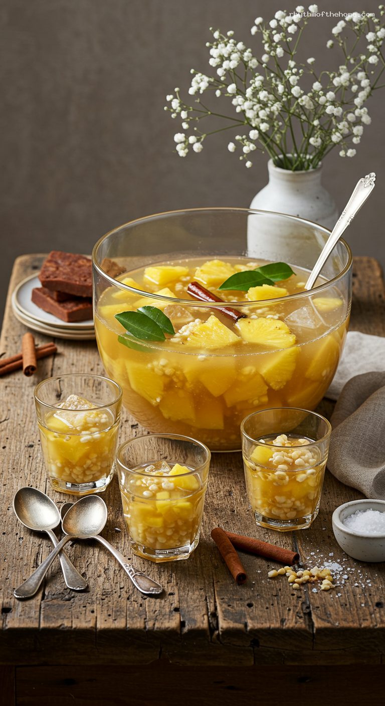 Icy Champús Valluno With Lulo, Pineapple, and Maize