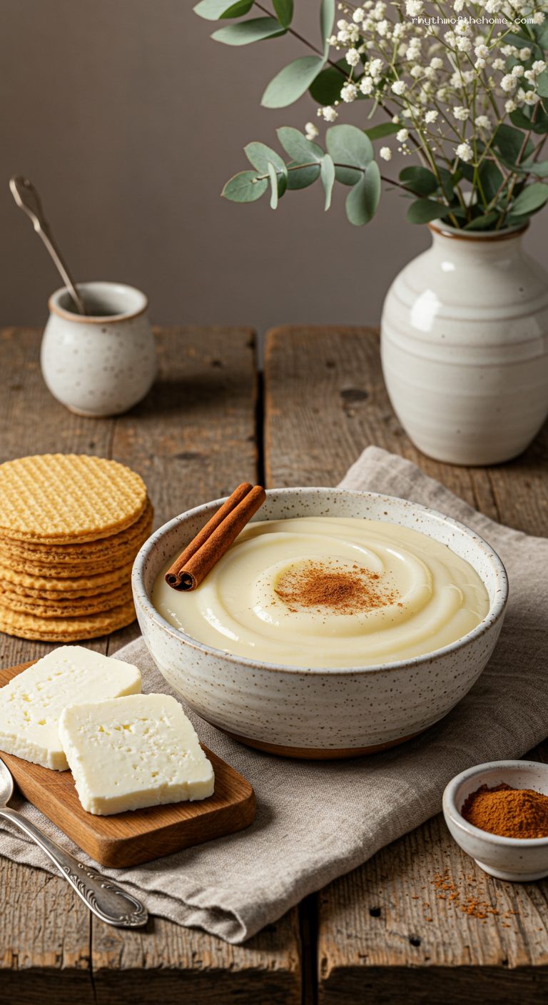 Manjar Blanco Vallecaucano with Cinnamon and Wafers