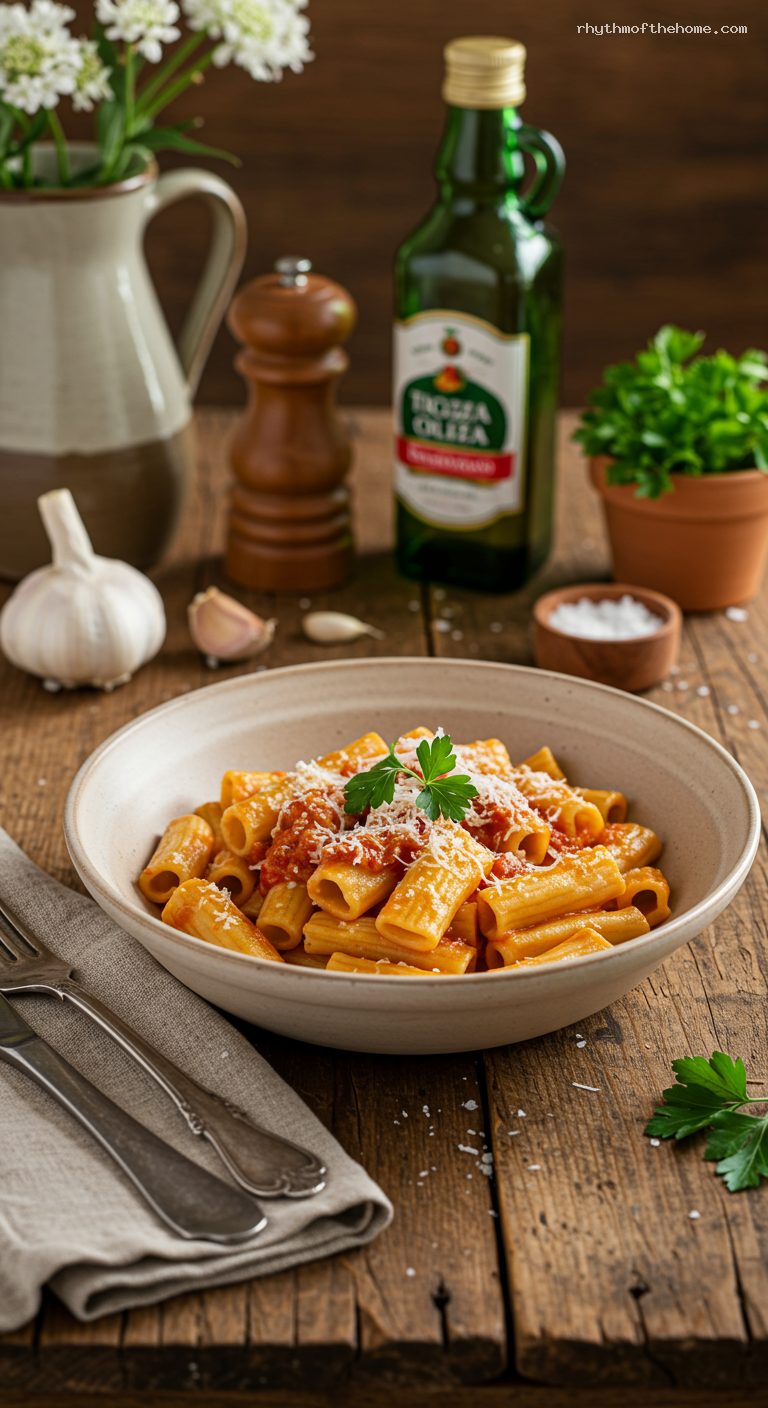 Pici all’Aglione with Silky Garlicky Tomato Sauce