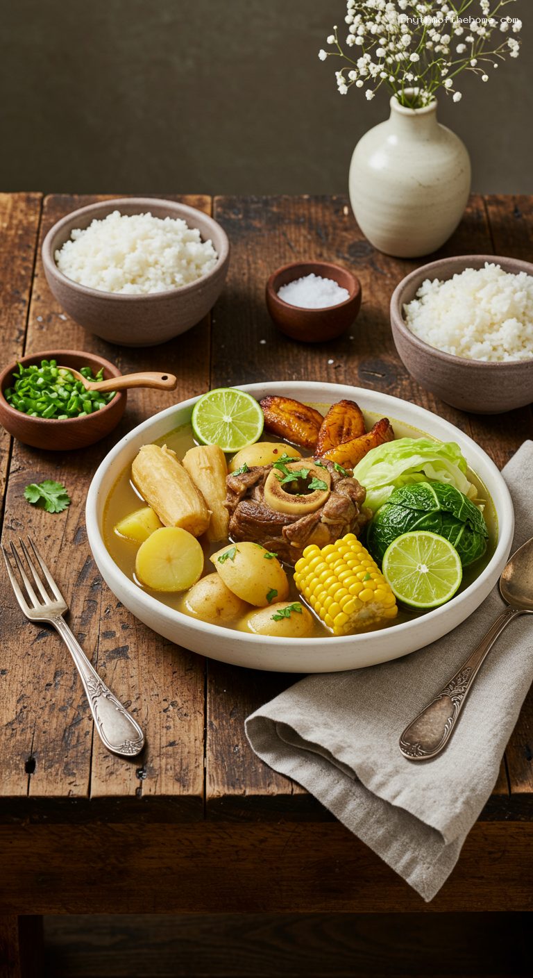 Puchero Santafereño: Bogotá-Style Beef, Chicken, and Pork Stew
