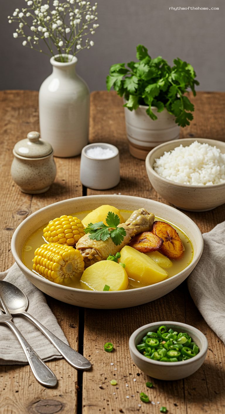 Sancocho de Pollo with Yuca and Plantain