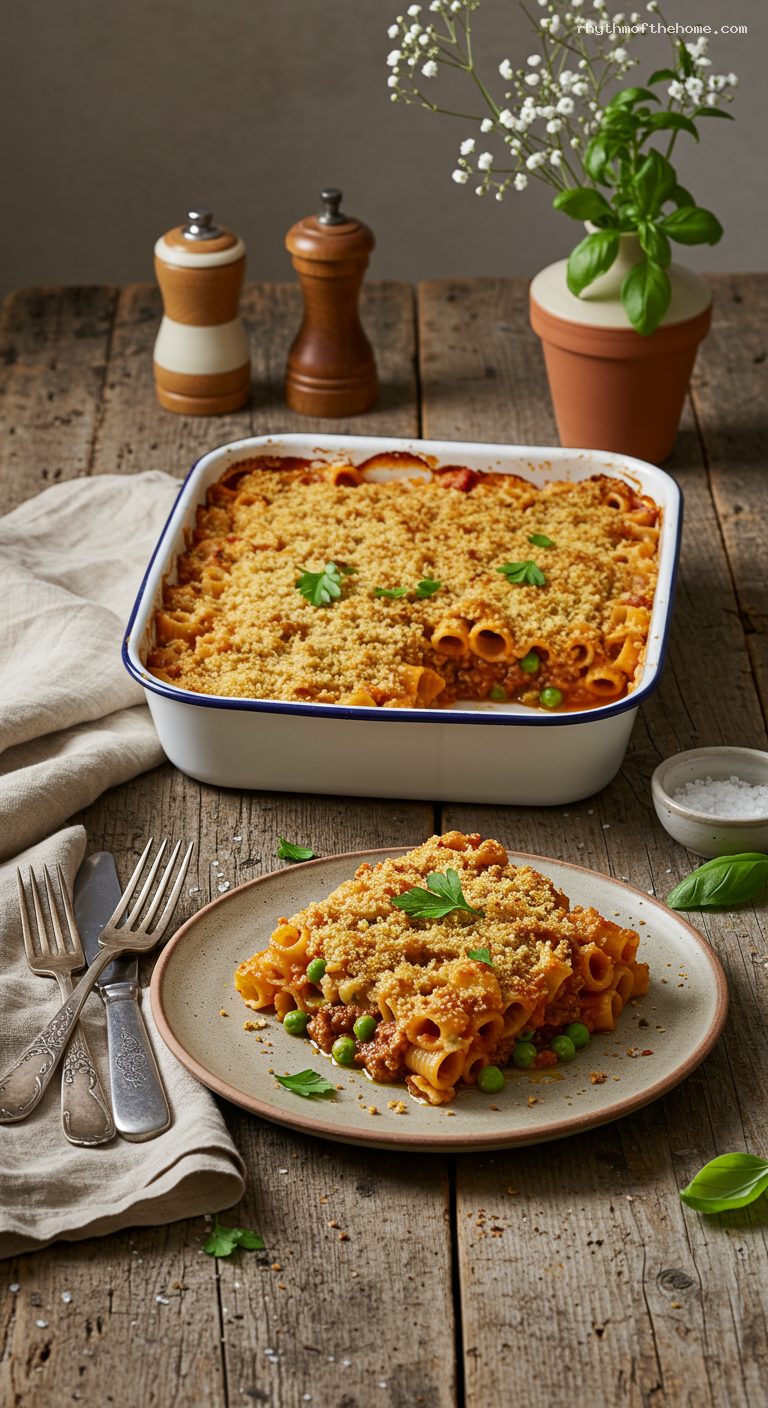 Sicilian Anelletti al Forno with Beef-Pork Ragù