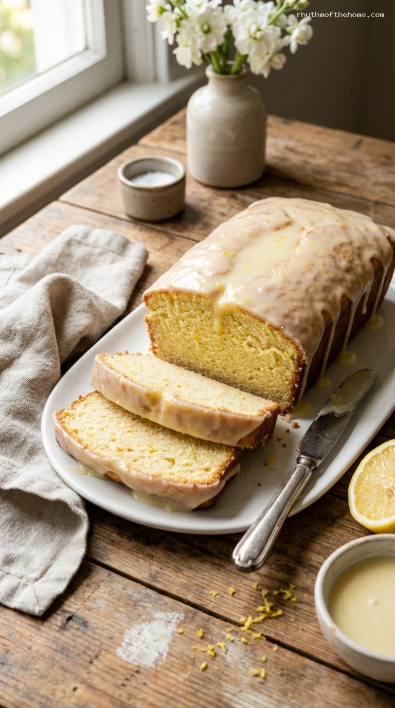 Soft Lemon Mascarpone Breakfast Loaf