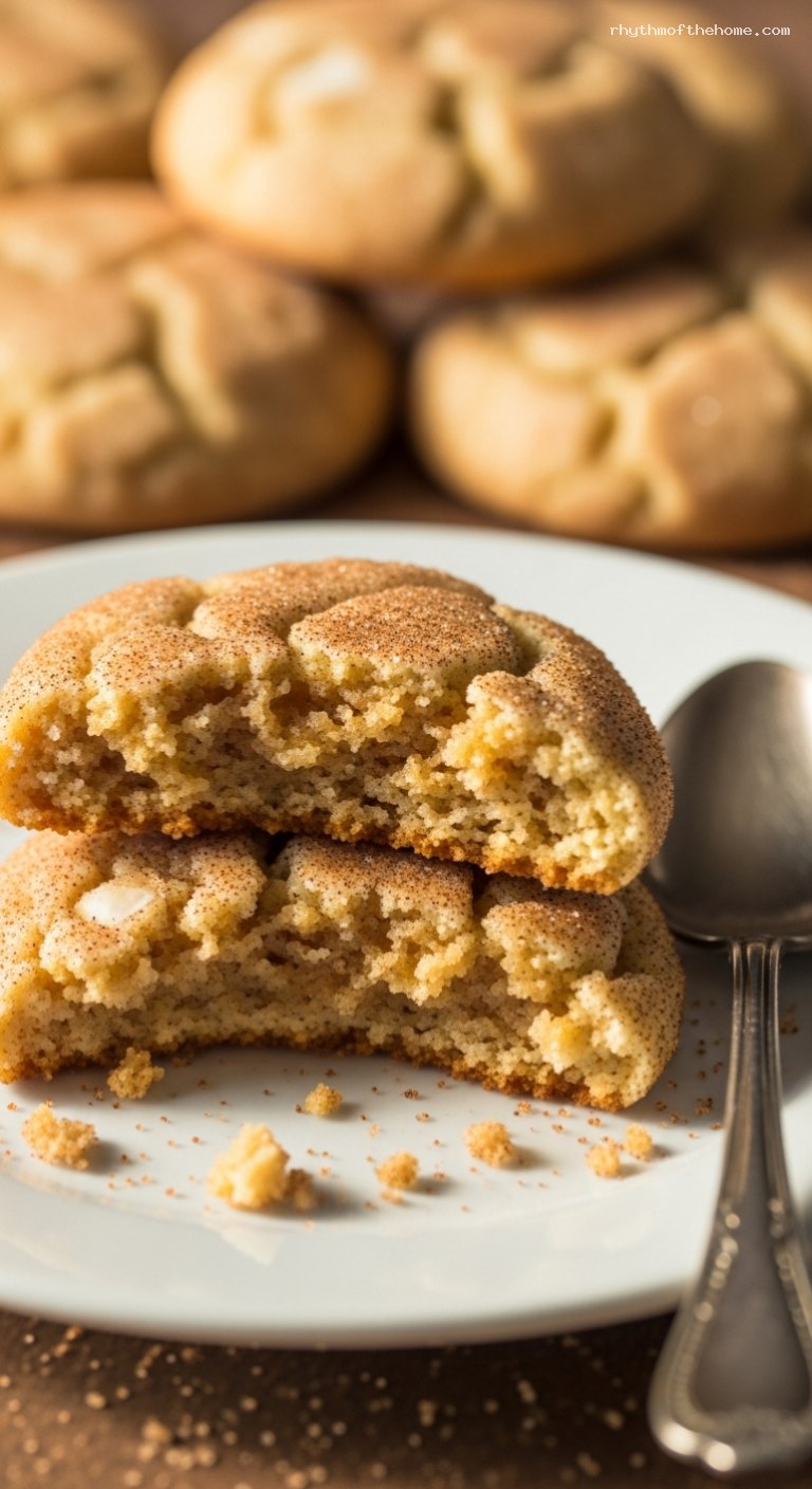 Tangy Snickerdoodle Cookies – Closeup