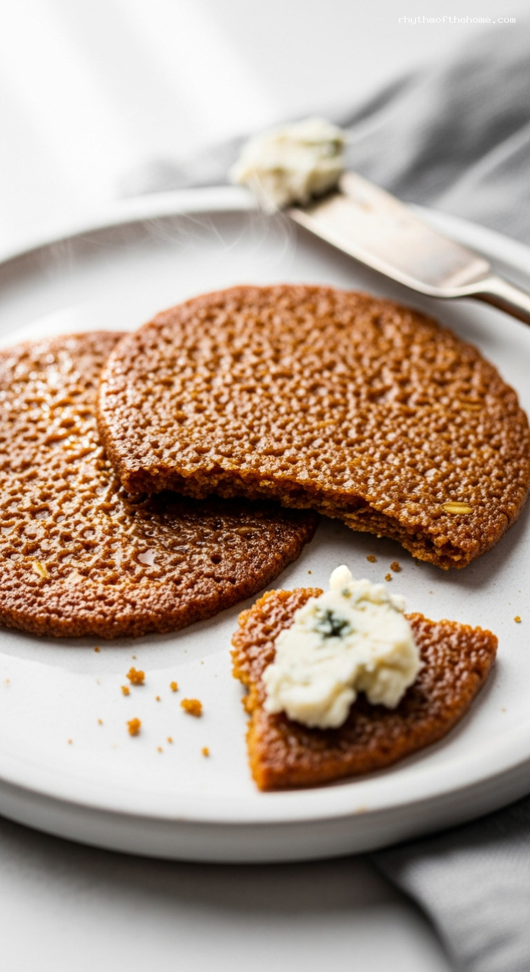 Ultra-Thin Pepparkakor Ginger Snaps – Closeup