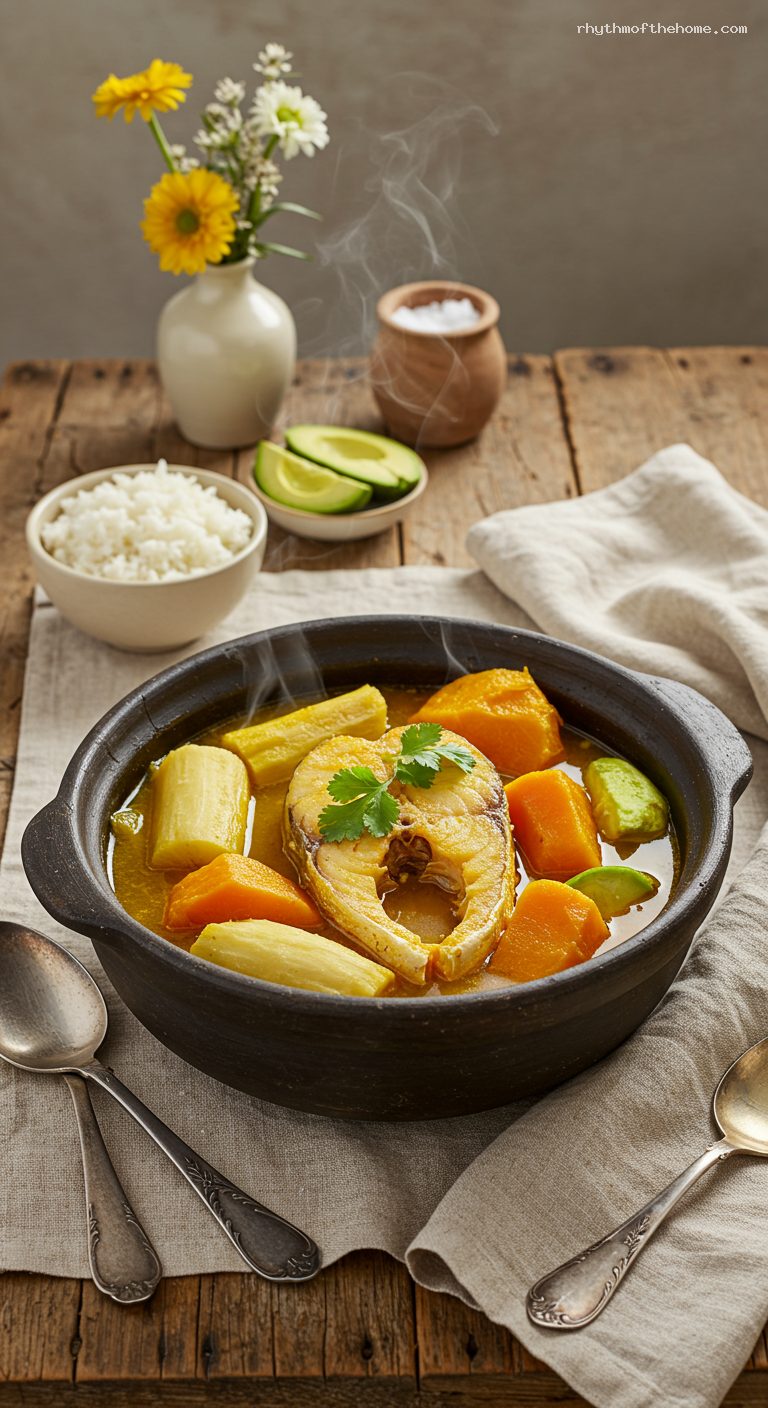 Viudo de Pescado: Tolima-Huila River Fish Stew