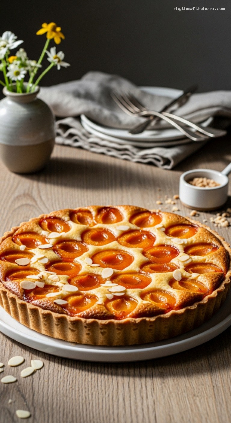 Apricot Frangipane Tart With Almond Cream Filling