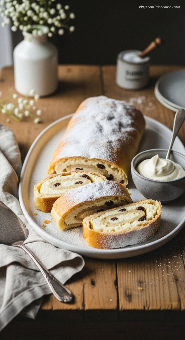 Austrian Topfenstrudel With Light and Creamy Quark Filling