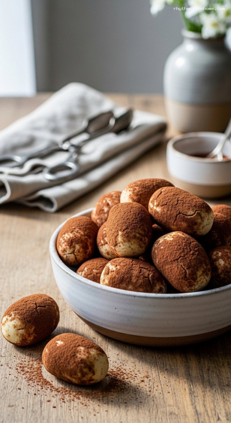 Easy Marzipankartoffeln: Cocoa-Dusted Marzipan Potato Treats