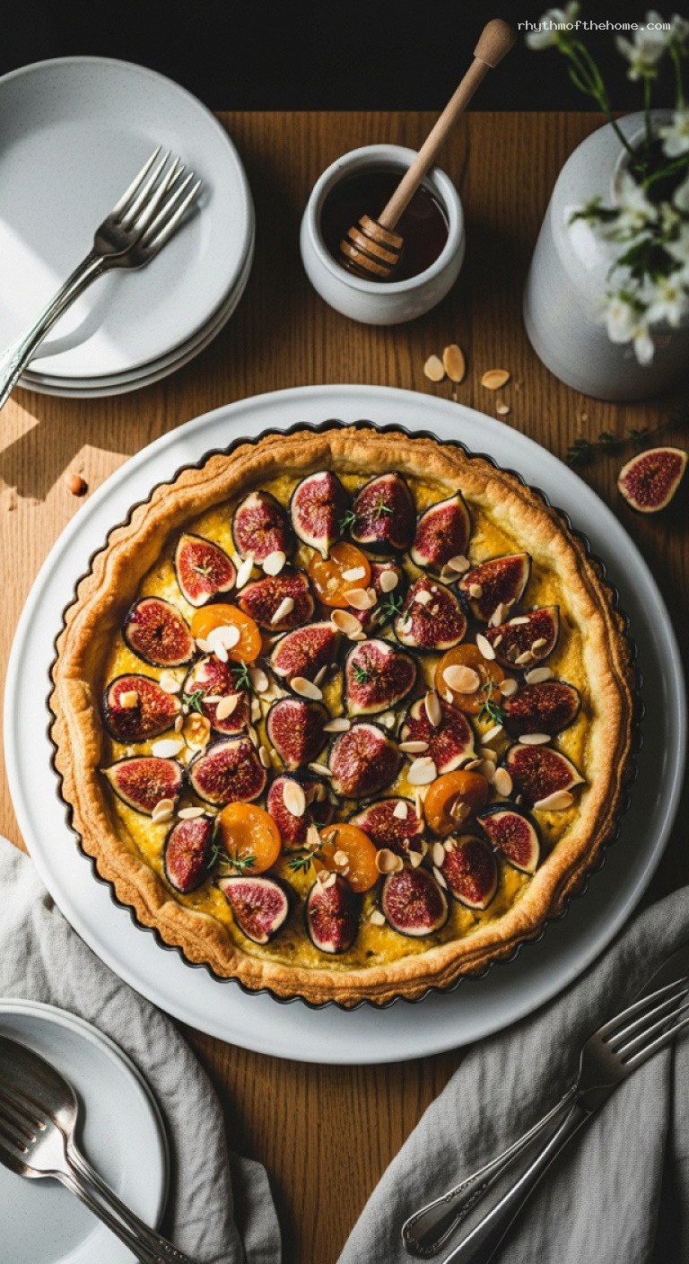 Fig and Honey Almond Cream Tart