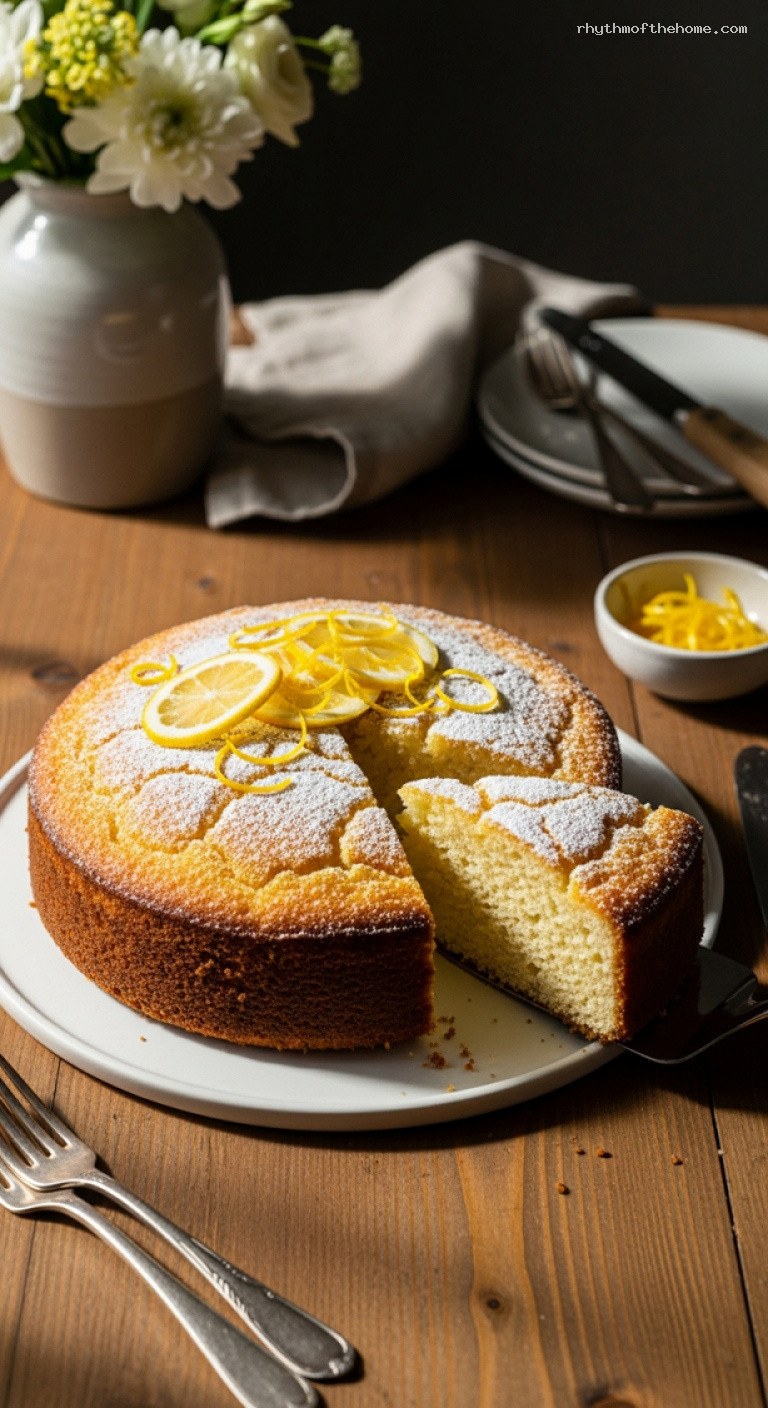 Light and Moist Lemon Ricotta Cake