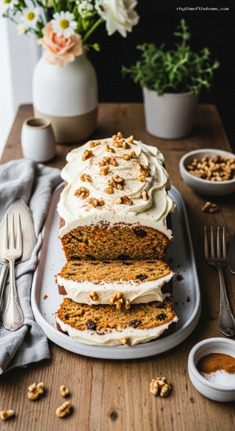 Moist Spiced Carrot Cake with Cream Cheese Frosting