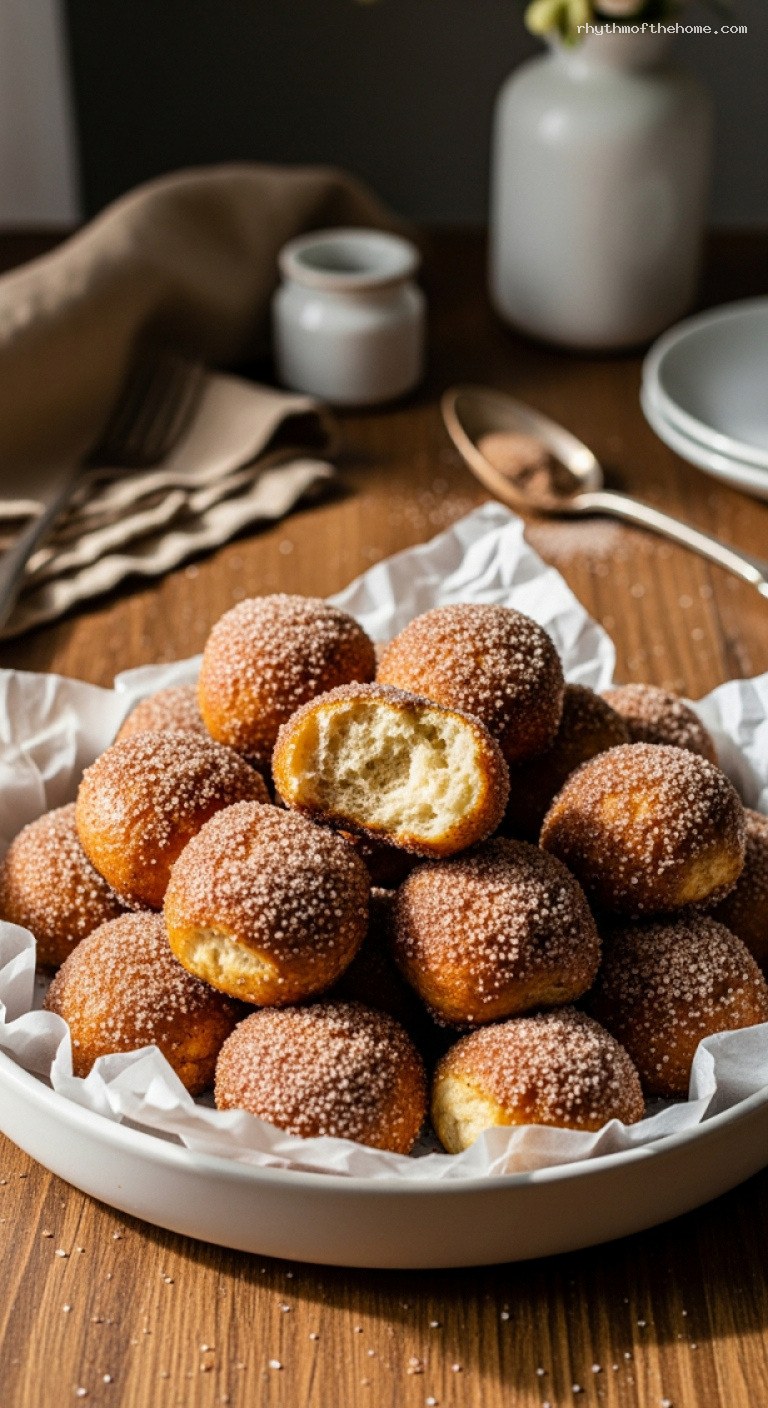 Pillowy Cinnamon Sugar Soft Pretzel Bites