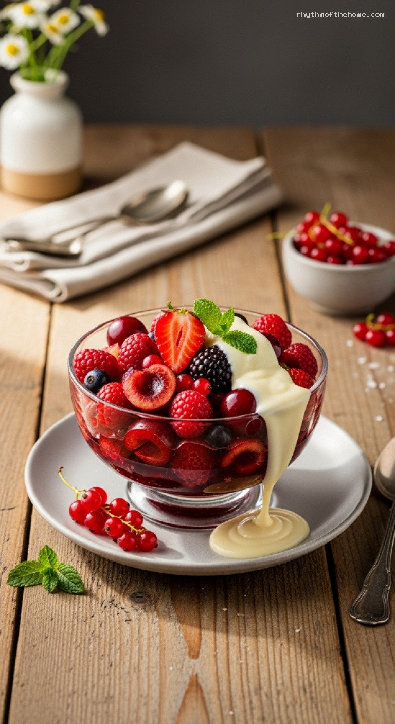 Rote Grütze: German Red Berry Summer Pudding