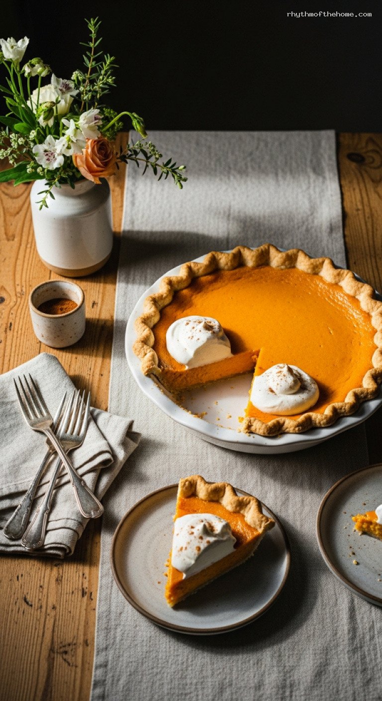 Silky Sweet Potato Pie with Flaky Crust