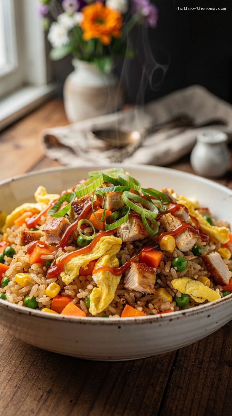 Clean-Out-the-Fridge Fried Rice With Egg and Mixed Veggies