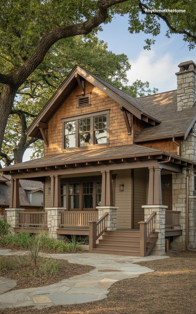 The Shingled Sanctuary Craftsman Home