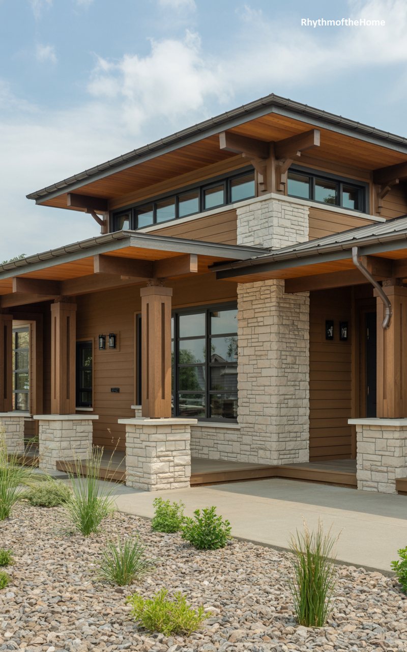 The Contemporary Cedar Craftsman Home