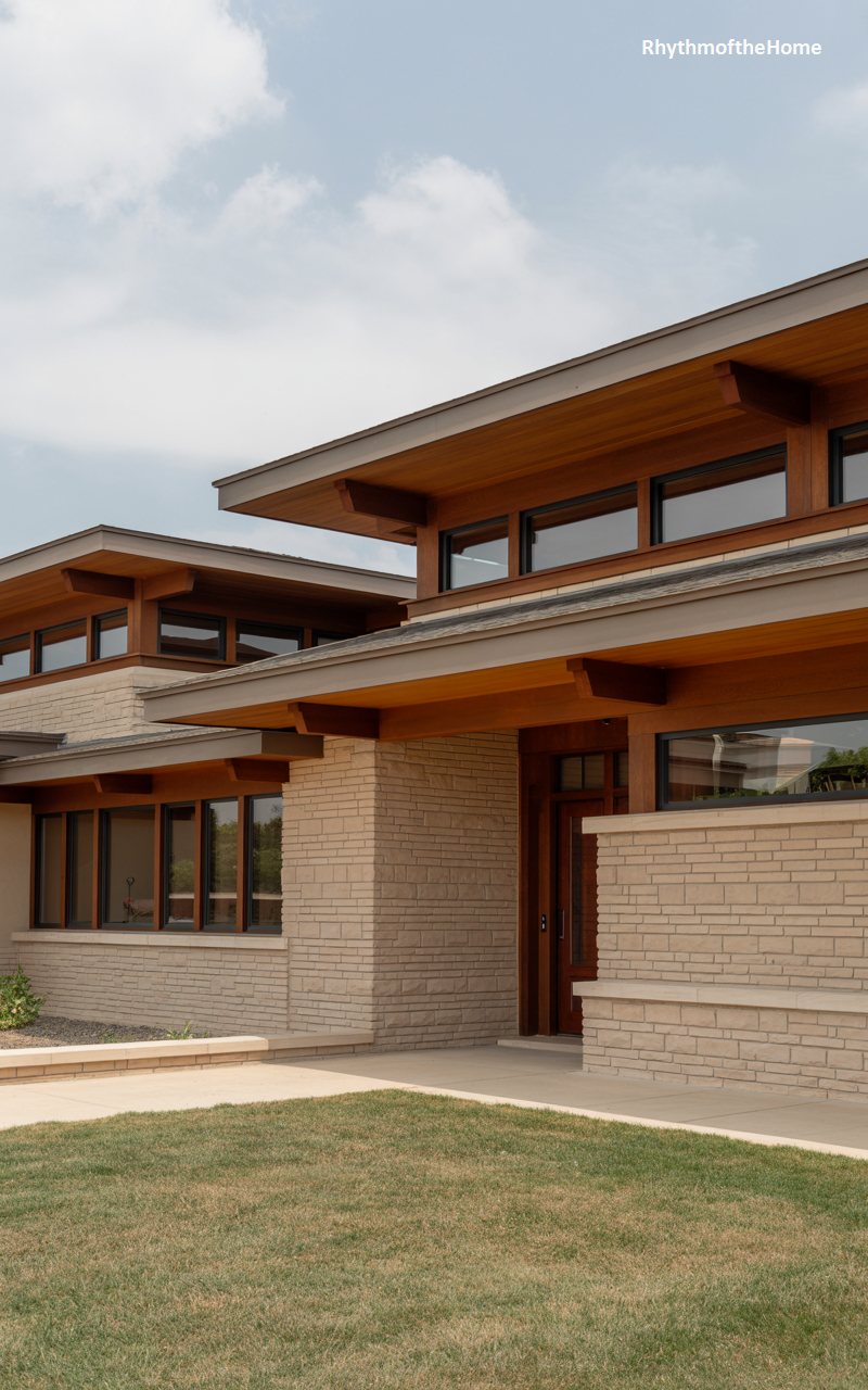 The Prairie Limestone Craftsman Home