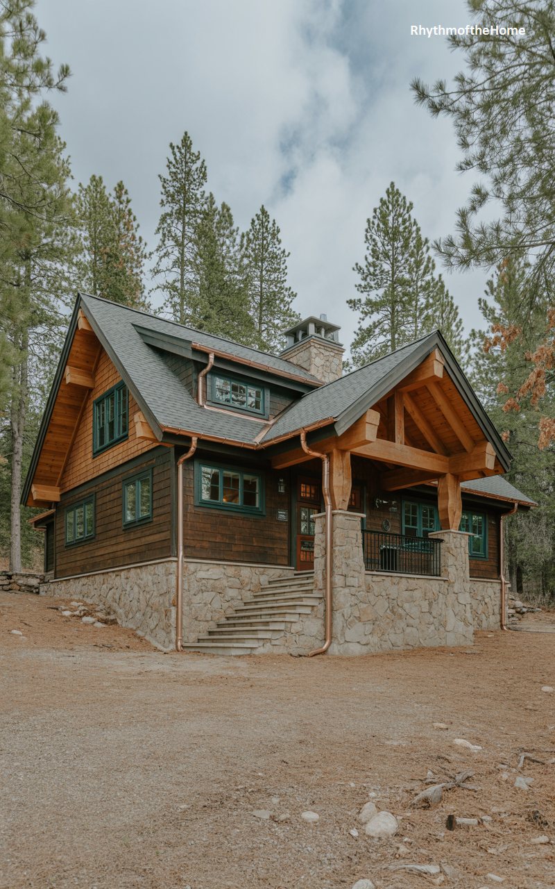 The Rustic Lodge Craftsman Home