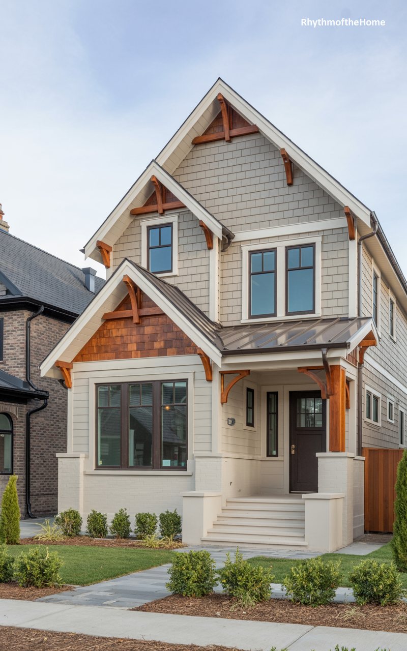 The Grey Shingle Craftsman Home