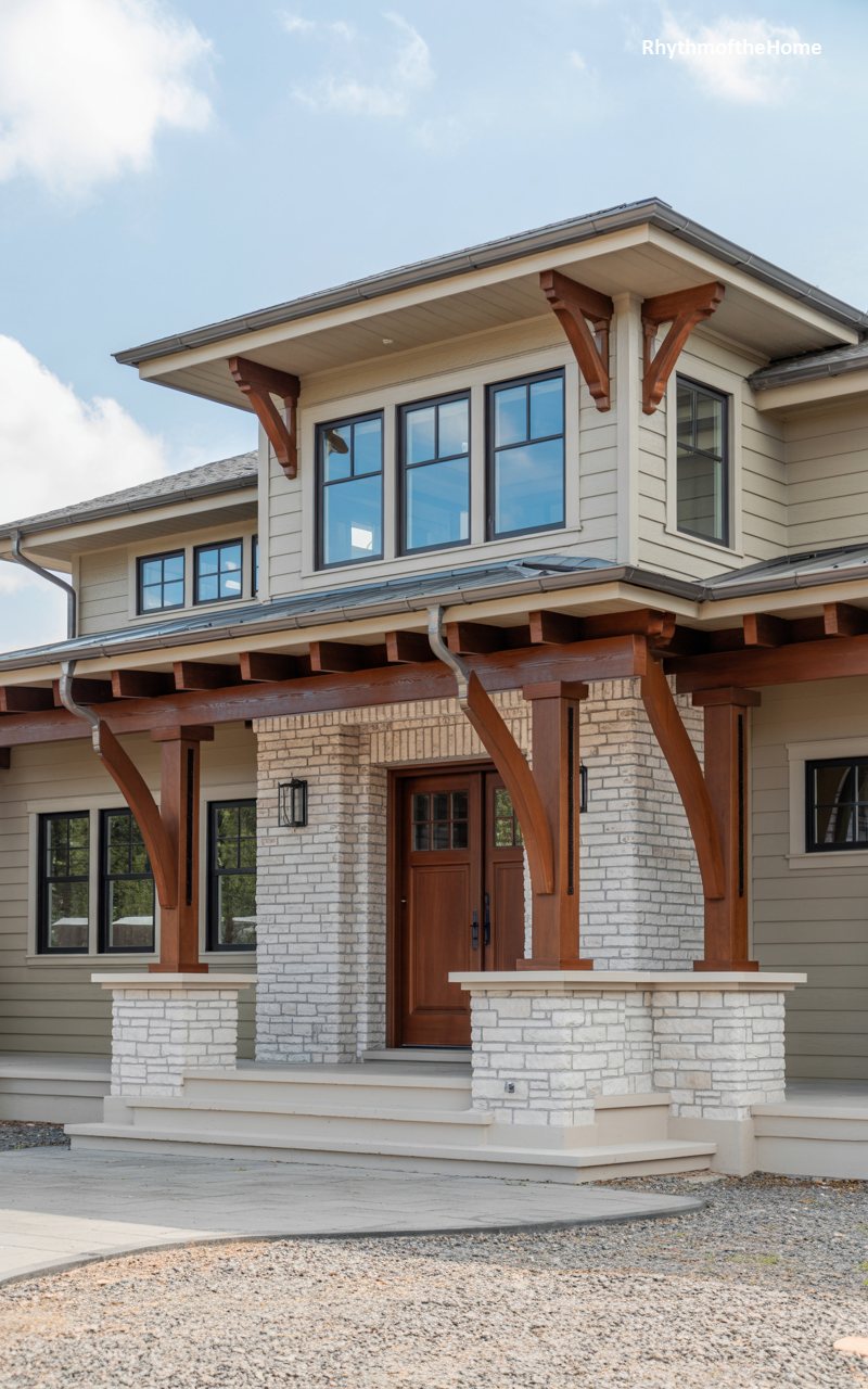 The Modern Brick Craftsman Home
