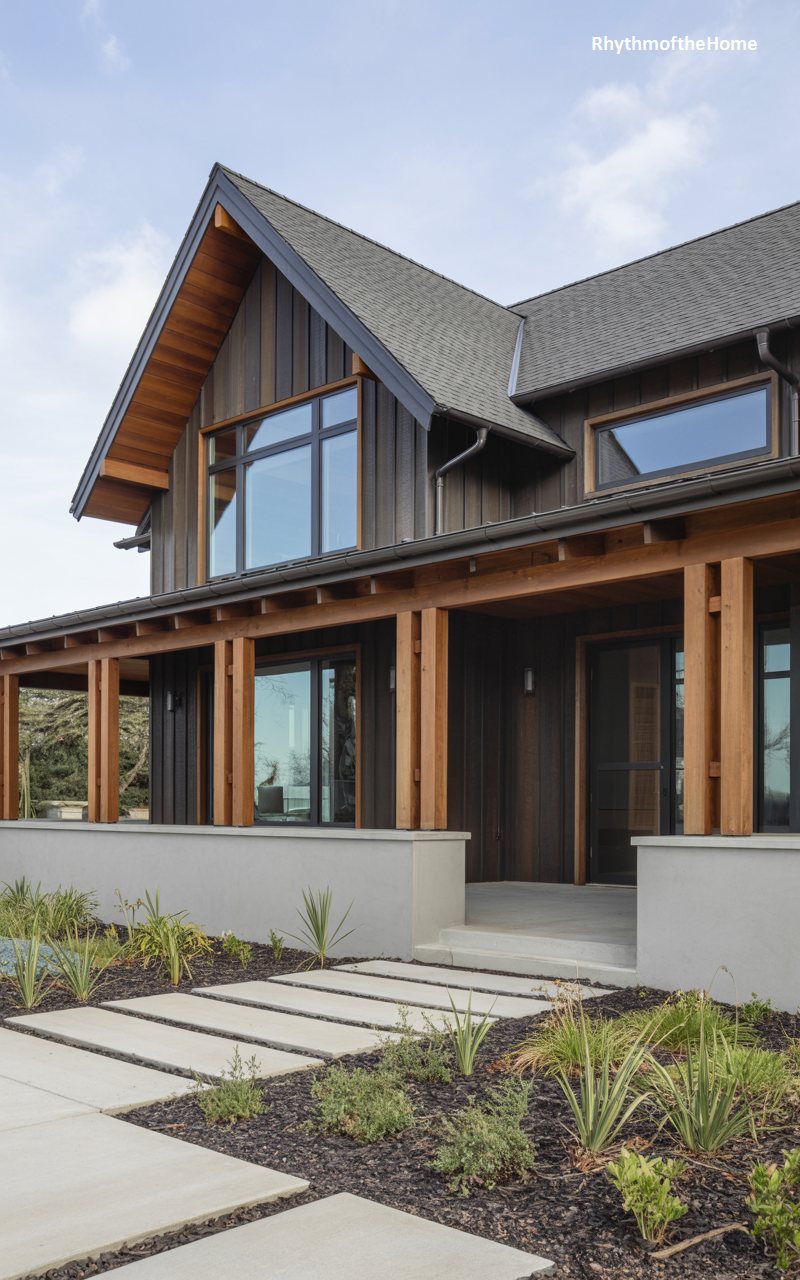 The Vertical Siding Craftsman Home