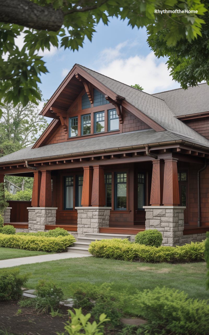 The Deep Eaves Craftsman Home