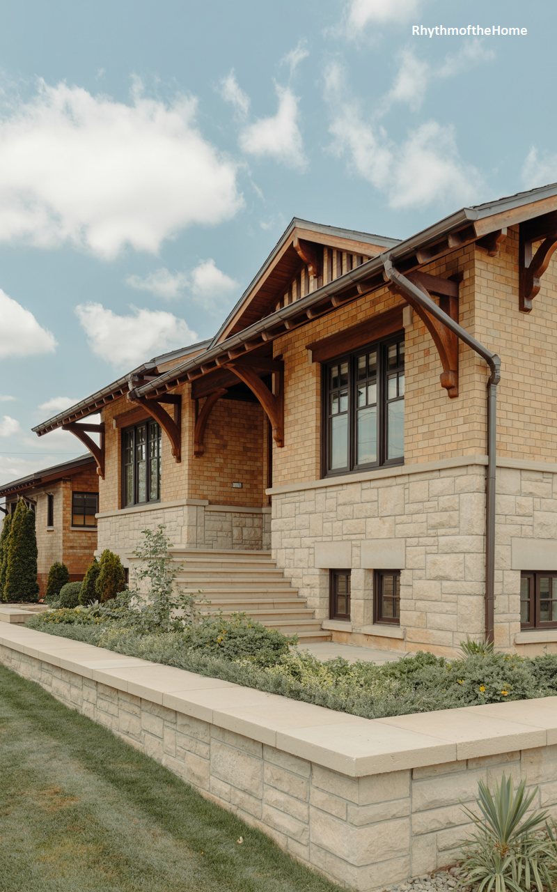 The Blonde Brick Craftsman Home