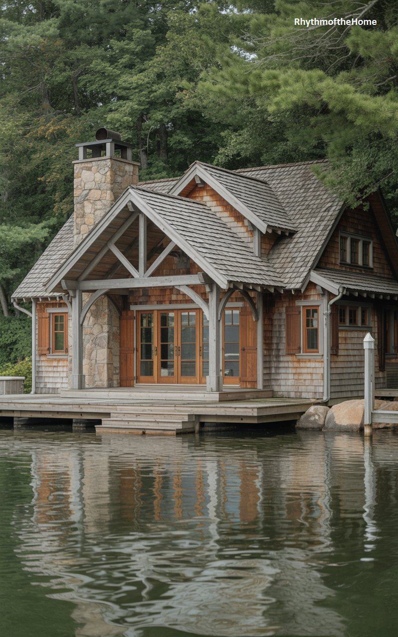 The Lakeside Timber Craftsman Home