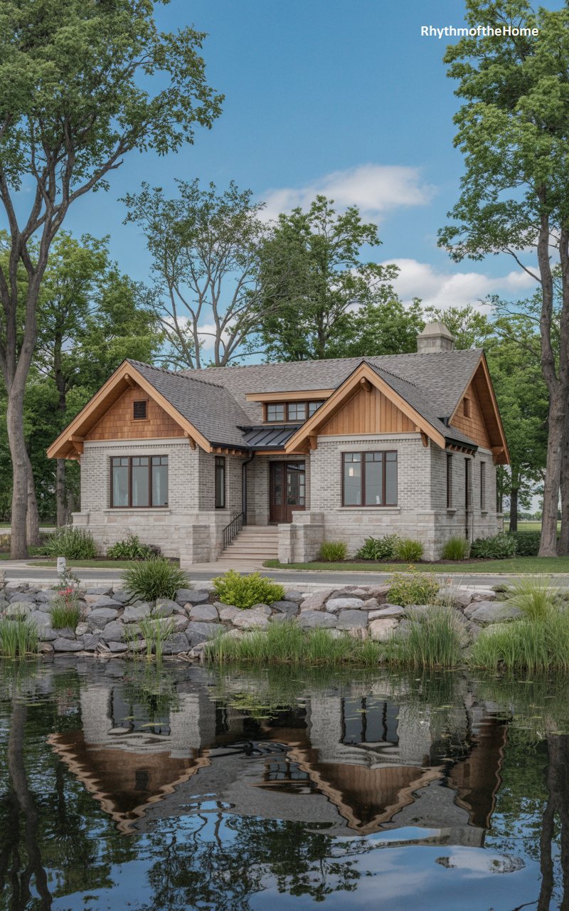 The Lakeside Reflection Craftsman Home