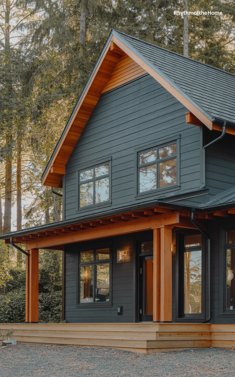 The Dark Cedar Craftsman Home