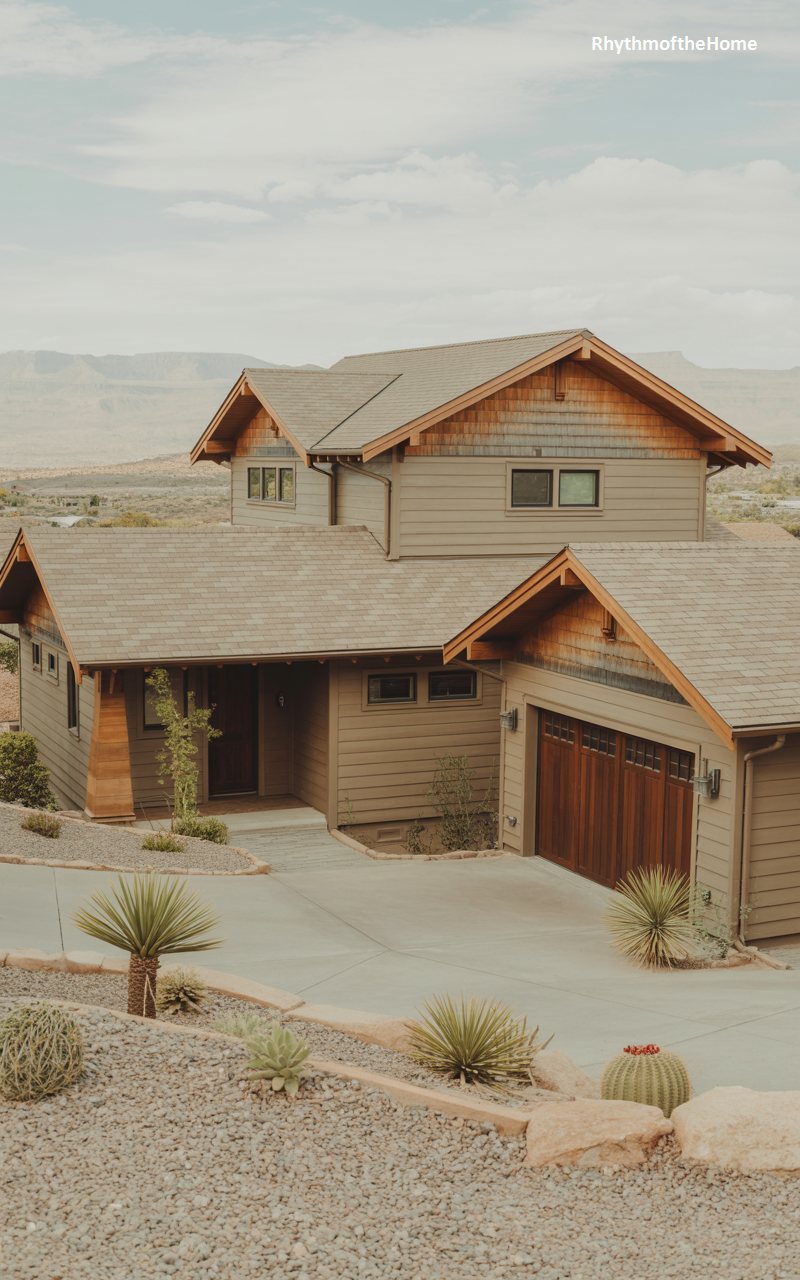 The Split-Level Desert Craftsman Home