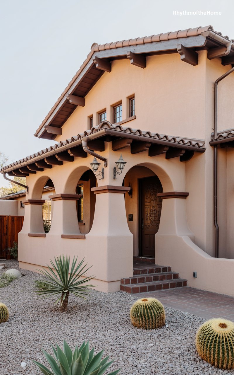 The Peach Archway Craftsman Home