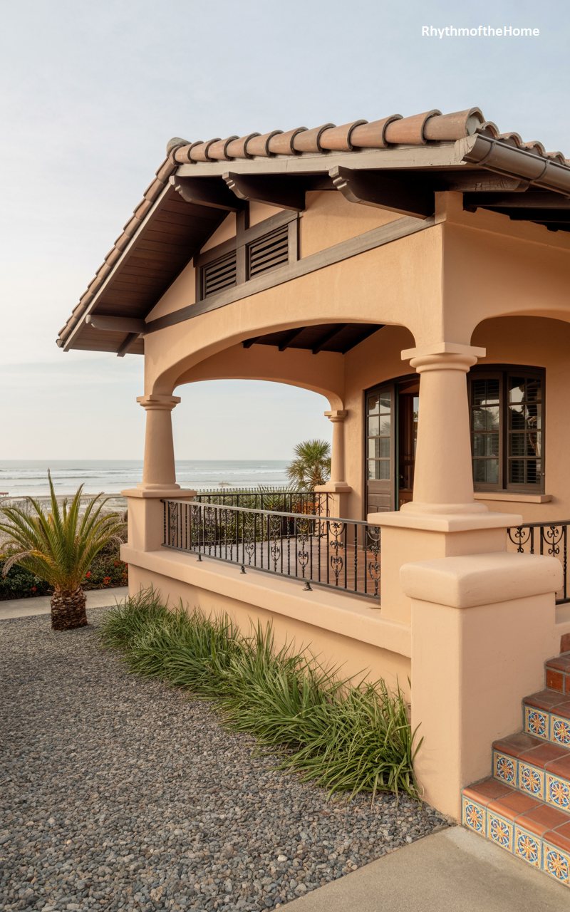 The Seaside Pillar Craftsman Home