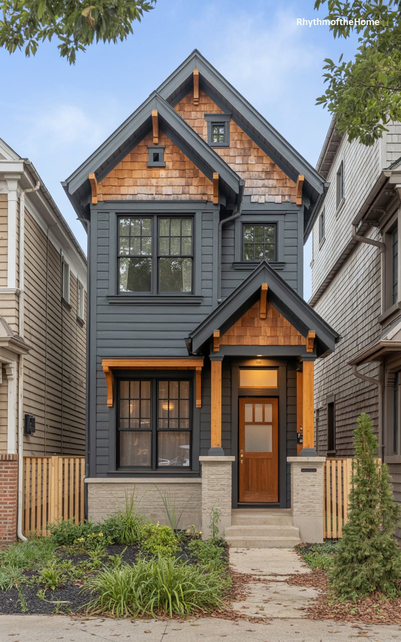 The Urban Vertical Craftsman Home