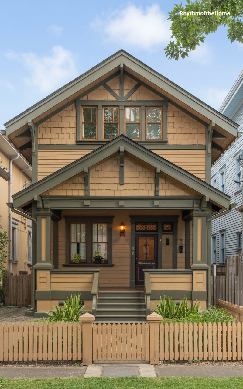 Golden Hour Shingle Craftsman Home