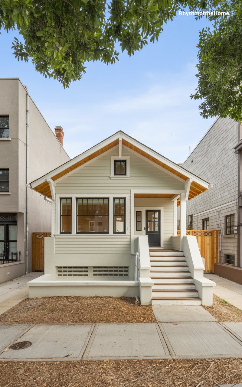 Cream Bungalow Craftsman Home