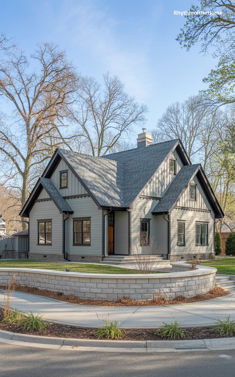 Grey Manor Craftsman Home