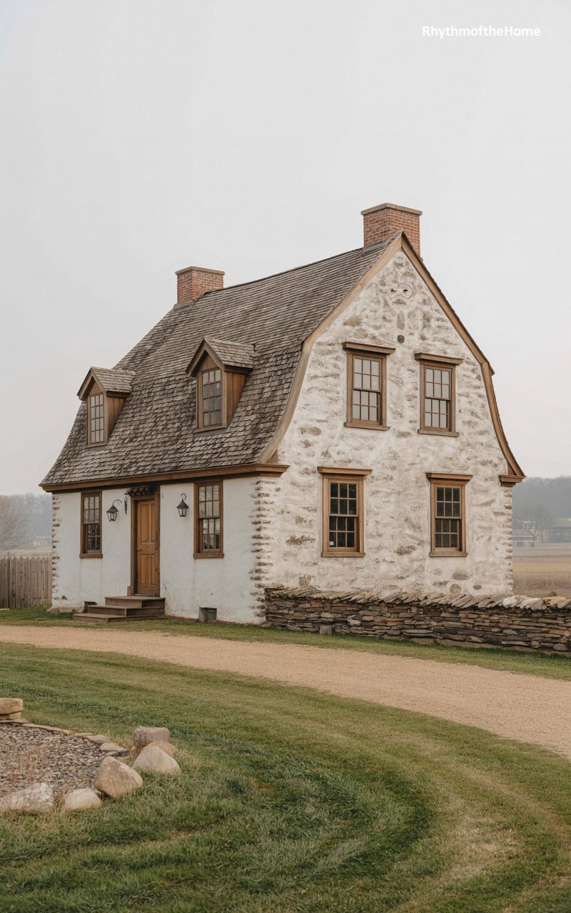 The Stone Farmhouse Dutch Colonial Home