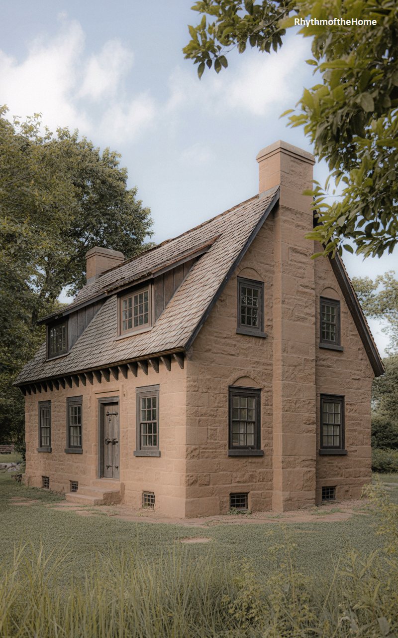 The Brownstone Dutch Colonial Home