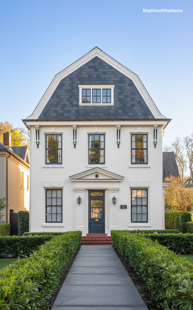 The Formal Estate Dutch Colonial Home